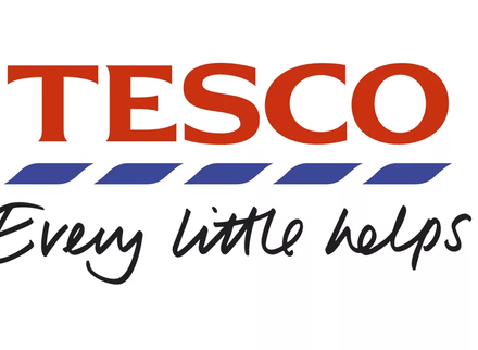 Company logo: Tesco